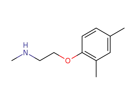 Molecular Structure of 91339-51-4 (2-(2,4-dimethylphenoxy)-N-methylethanamine)