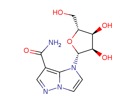 1H-Imidazo[1,2-b]pyrazole-7-carboxamide,1-b-D-ribofuranosyl- cas  91296-28-5