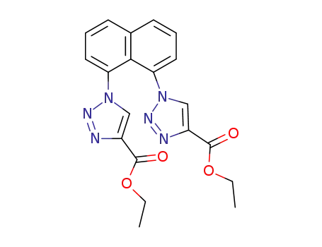 1,1′-(1,8-ナフタレンジイル)ビス(1H-1,2,3-トリアゾール-4-カルボン酸エチル)