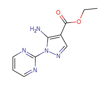 ethyl 5-amino-1-pyrimidin-2-ylpyrazole-4-carboxylate cas no. 91129-95-2 96%