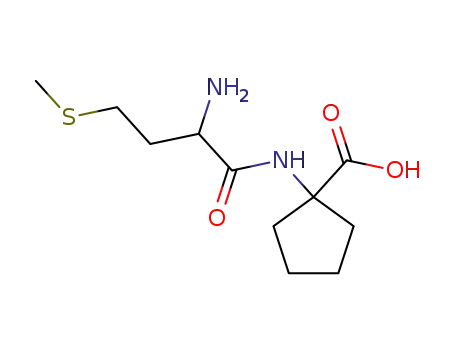 Molecular Structure of 91211-87-9 (1-(methionylamino)cyclopentanecarboxylic acid)