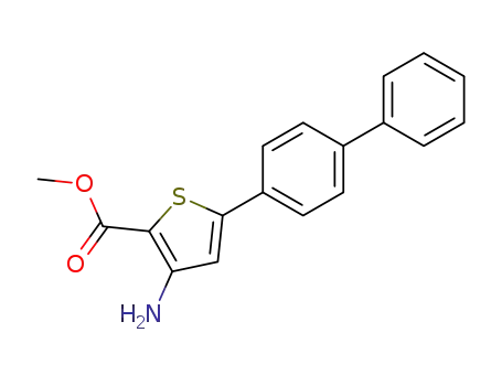 3-Amino-5-biphenyl-4-yl-thiophene-2-carboxylic acid methyl ester