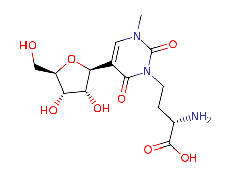 2-amino-4-[5-[(2S,3R,4S,5R)-3,4-dihydroxy-5-(hydroxymethyl)oxolan-2-yl]-3-methyl-2,6-dioxopyrimidin-1-yl]butanoic acid