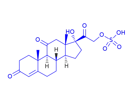 Molecular Structure of 912-25-4 (cortisone sulfate)
