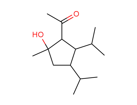 opt.-inakt. 2-Acetyl-3,4-dipropyl-1-methyl-cyclopentan-1-ol