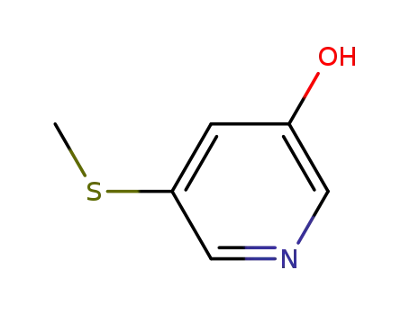 Molecular Structure of 910649-52-4 (5-(Methylsulfanyl)pyridin-3-ol)