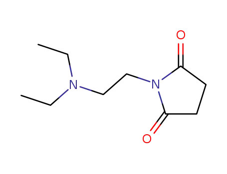 Molecular Structure of 91087-51-3 (1-[2-(diethylamino)ethyl]pyrrolidine-2,5-dione)
