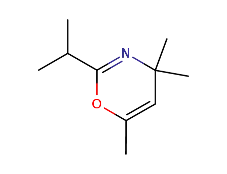 4H-1,3-Oxazine,2-isopropyl-4,4,6-trimethyl-(7CI)
