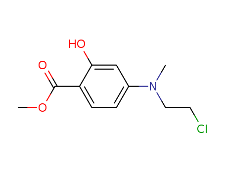Benzoic acid,4-[(2-chloroethyl)methylamino]-2-hydroxy-, methyl ester cas  91131-52-1