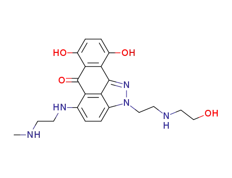 Molecular Structure of 91441-48-4 (Teloxantrone)