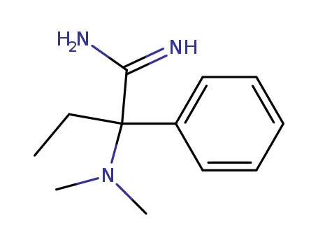 Benzeneethanimidamide, a-(dimethylamino)-a-ethyl- cas  91636-50-9