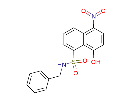 8-Hydroxy-5-nitro-naphthalene-1-sulfonic acid benzylamide