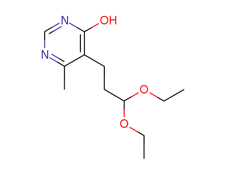 5-(3,3-diethoxypropyl)-6-methyl-1H-pyrimidin-4-one cas  91638-30-1