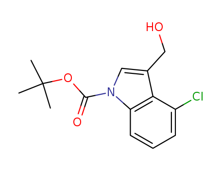 tert-Butyl 4-chloro-3-(hydroxymethyl)-1H-indole-1-carboxylate