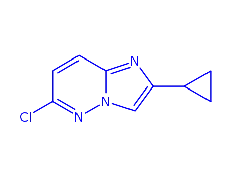 Molecular Structure of 916257-51-7 (6-CHLORO-2-CYCLOPROPYLIMIDAZO[1,2-B]PYRIDAZINE)