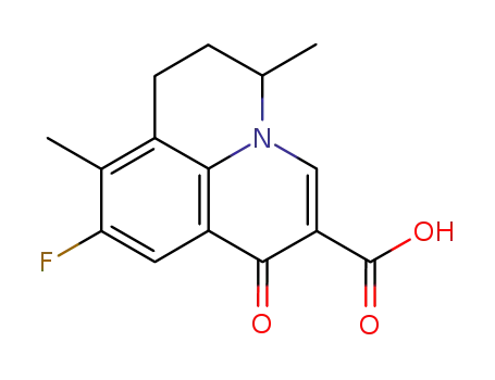 1H,5H-Benzo[ij]quinolizine-2-carboxylicacid, 9-fluoro-6,7-dihydro-5,8-dimethyl-1-oxo-