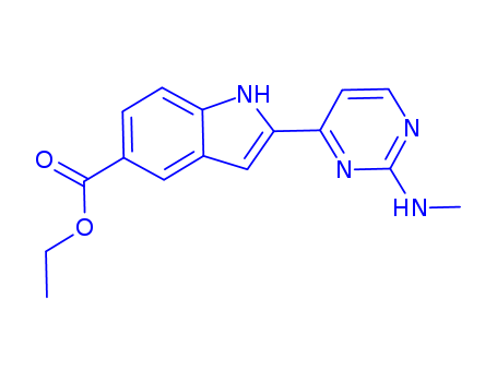 ETHYL 2-(2-(METHYLAMINO)PYRIMIDIN-4-YL)-1H-INDOLE-5-CARBOXYLATE