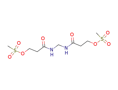 Molecular Structure of 91426-22-1 (N,N'-METHYLENEBIS(2-CARBAMOYLETHYL) BIS(METHANESULFONATE))