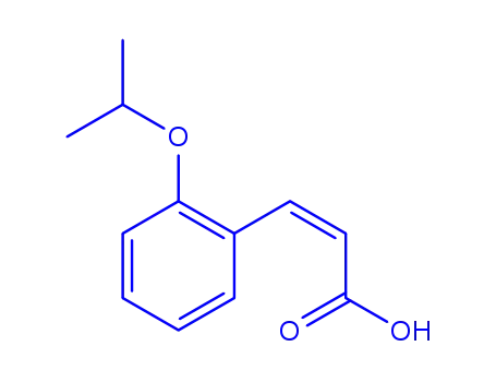 Molecular Structure of 91496-57-0 ((2E)-3-(2-isopropoxyphenyl)acrylic acid)