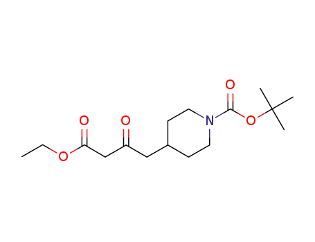 TERT-BUTYL 4-(3-(ETHOXYCARBONYL)-2-OXOPROPYL)PIPERIDINE-1-CARBOXYLATE