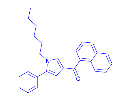 (1-Hexyl-5-phenyl-1H-pyrrol-3-yl)(naphthalen-1-yl)methanone