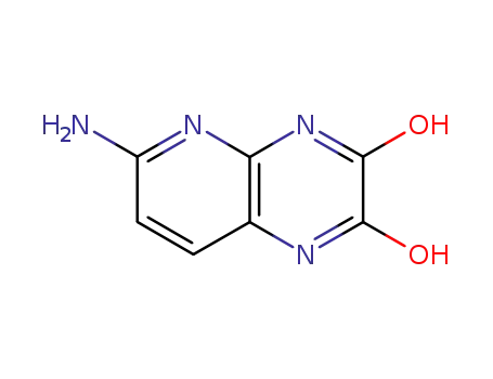 Molecular Structure of 91673-75-5 (Pyrido[2,3-b]pyrazine-2,3-diol, 6-amino- (7CI))