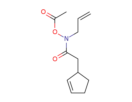 N-(Acetyloxy)-2-(cyclopent-2-en-1-yl)-N-(prop-2-en-1-yl)acetamide