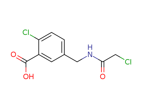 Benzoic acid,2-chloro-5-[[(2-chloroacetyl)amino]methyl]- cas  91587-41-6
