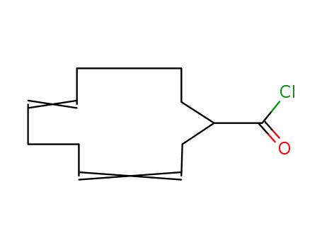 Molecular Structure of 91561-68-1 (3,7-Cycloundecadiene-1-carbonyl chloride (7CI))