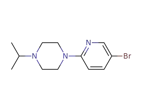 Molecular Structure of 914606-84-1 (1-(5-broMopyridin-2-yl)-4-isopropylpiperazine)