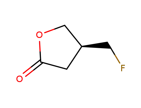 Molecular Structure of 916069-80-2 ((S)-4-(FLUOROMETHYL)-DIHYDROFURAN-2(3H)-ONE)