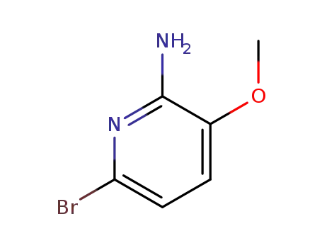 Molecular Structure of 916737-77-4 (6-bromo-3-methoxypyridin-2-amine)