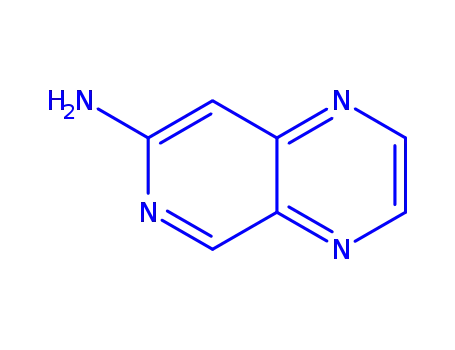 Molecular Structure of 91673-74-4 (Pyrido[3,4-b]pyrazine, 7-amino- (7CI))