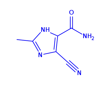 Molecular Structure of 915091-77-9 (1H-Imidazole-5-carboxamide,  4-cyano-2-methyl-)