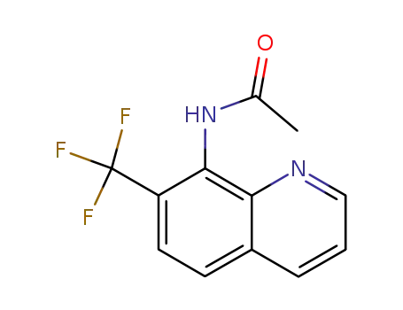 Molecular Structure of 316-98-3 (<i>N</i>-(7-trifluoromethyl-[8]quinolyl)-acetamide)