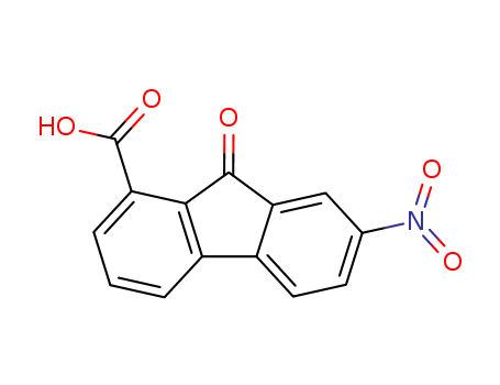 7-nitro-9-oxo-fluorene-1-carboxylic acid cas  91651-26-2