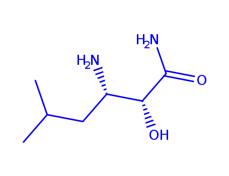 헥산아미드, 3-아미노-2-히드록시-5-메틸-(9CI)