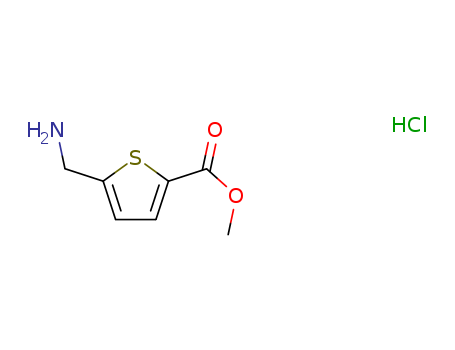 2-Thiophenecarboxylic acid, 5-(aminomethyl)-, methyl ester, hydrochloride