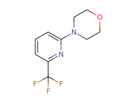 Molecular Structure of 914636-87-6 (4-[6-(TRIFLUOROMETHYL)PYRIDIN-2-YL]MORPHOLINE)