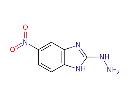 Molecular Structure of 91467-48-0 (2-HYDRAZINO-5-NITRO-1H-1,3-BENZIMIDAZOLE)