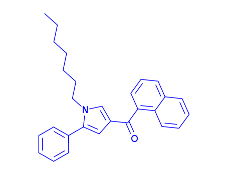 (1-heptyl-5-phenyl-1H-pyrrol-3-yl)-1-naphthalenylmethanone