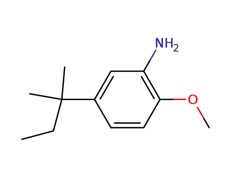 2-methoxy-5-tert-pentylbenzenamine