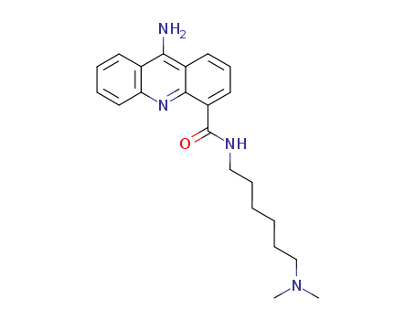 Molecular Structure of 91549-81-4 (9-Amino-N-(6-(dimethylamino)hexyl)-4-acridinecarboxamide)