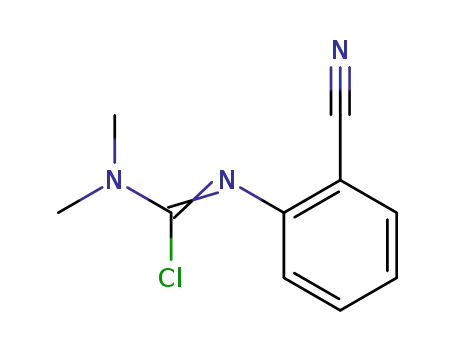 Carbamimidic chloride, N'-(2-cyanophenyl)-N,N-dimethyl-