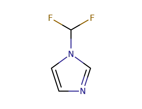 Molecular Structure of 91459-68-6 (1-DIFLUOROMETHYL-IMIDAZOLE)