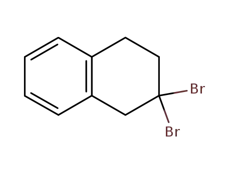 Molecular Structure of 90845-02-6 (2,2-dibromo-1,2,3,4-tetrahydronaphthalene)