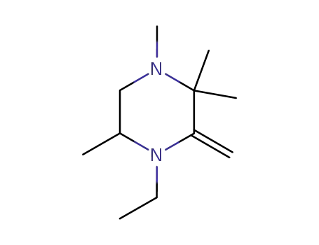 Piperazine, 4-ethyl-1,2,2,5-tetramethyl-3-methylene- (7CI)
