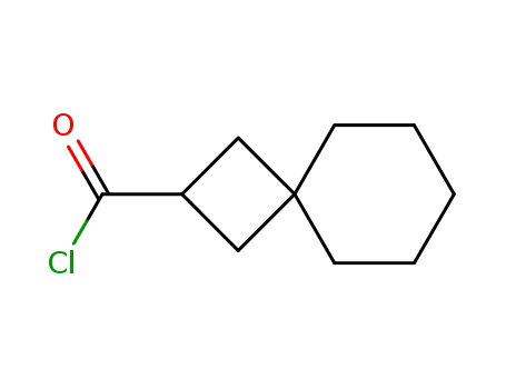 Molecular Structure of 91716-33-5 (Spiro[3.5]nonane-2-carbonyl chloride (7CI))