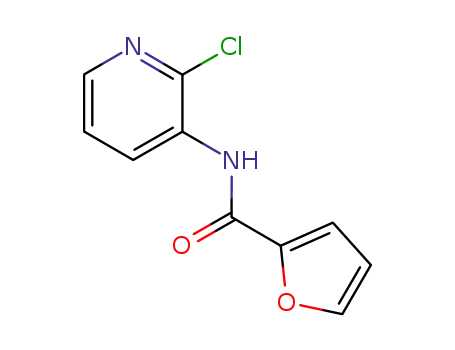 Molecular Structure of 91813-34-2 (N-(2-chloro-3-pyridinyl)-2-furylamide)