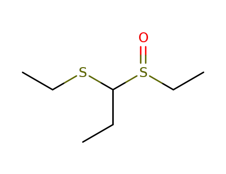 Molecular Structure of 49585-39-9 (Propane, 1-(ethylsulfinyl)-1-(ethylthio)-)